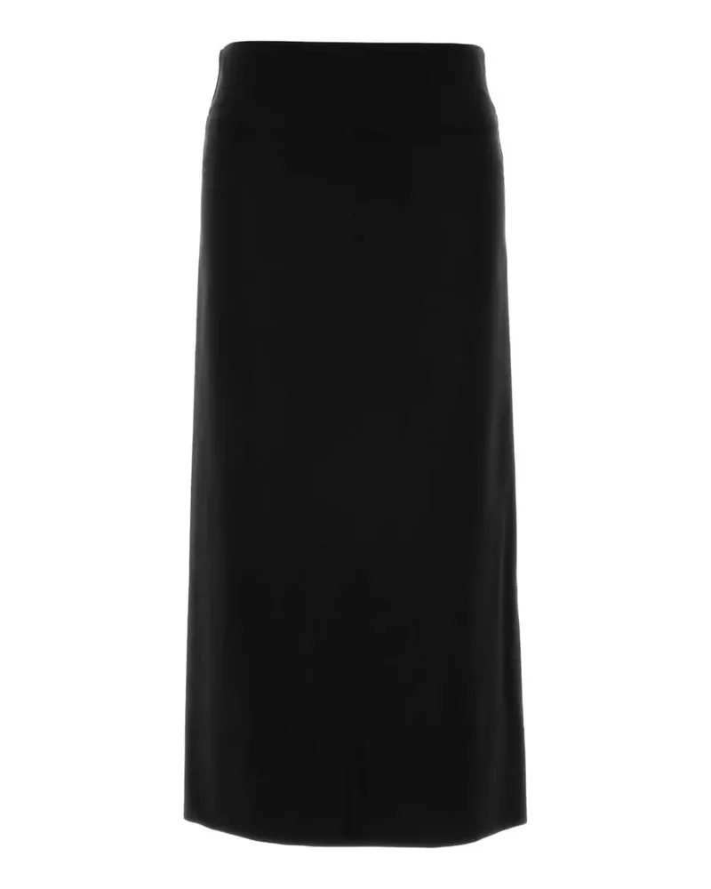 Jil Sander slit maxi skirt - Schwarz Schwarz