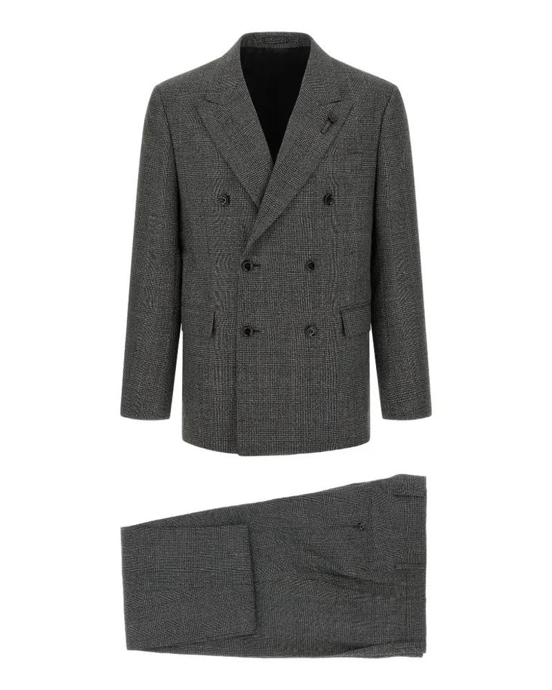 LARDINI Doppelreihiger Mantel - Grau Grau