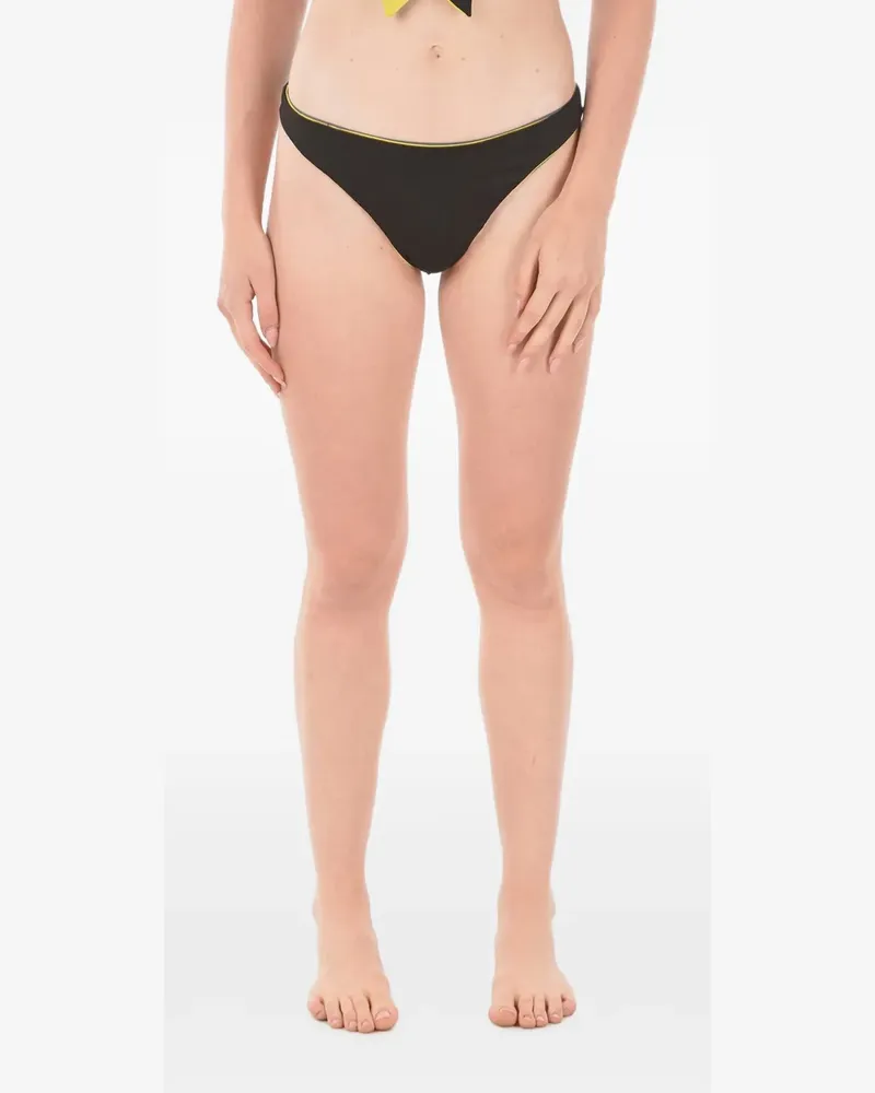 Diesel Bikinihöschen mit Logo-Print - Schwarz Schwarz