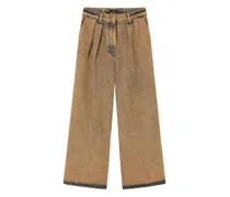 Desert Rose Jeans mit Acid-Wash-Effekt - Braun