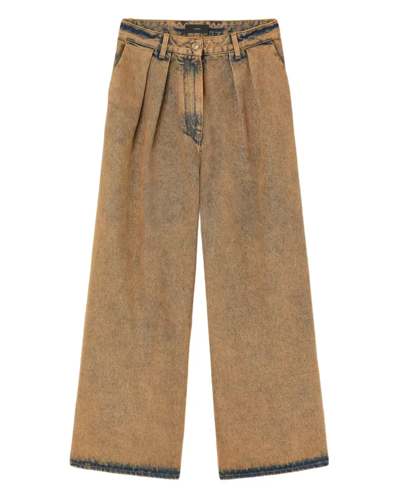 Alanui Desert Rose Jeans mit Acid-Wash-Effekt - Braun Braun