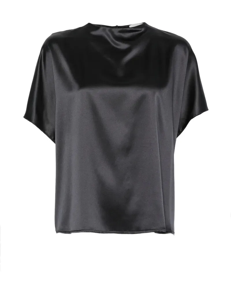 SOLOTRE Oberteil mit Satin-Finish - Schwarz Schwarz