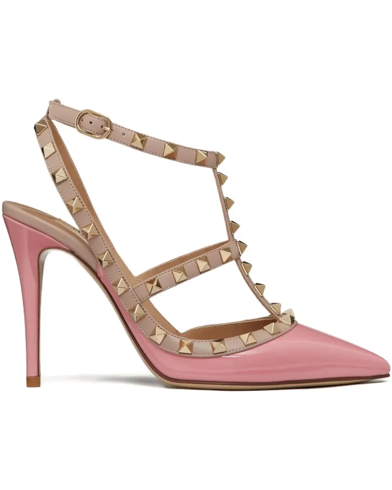 Valentino Garavani Rockstud Pumps 100mm - Rosa Rosa