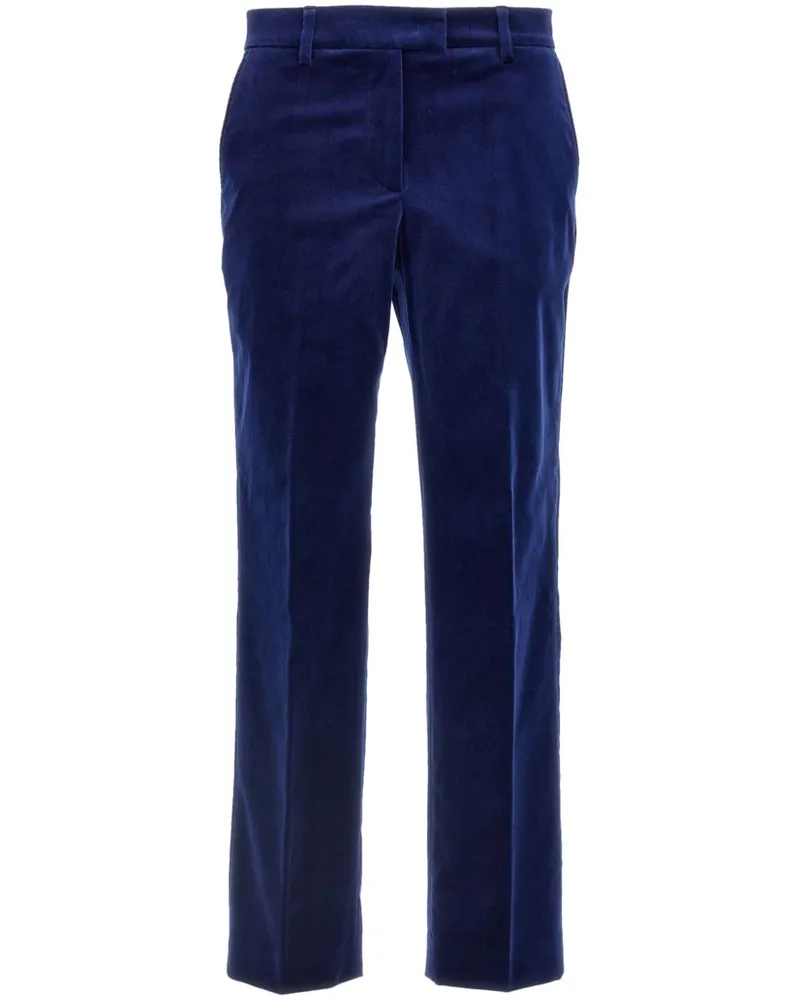 Alberto Biani Hose aus Samt - Blau Blau