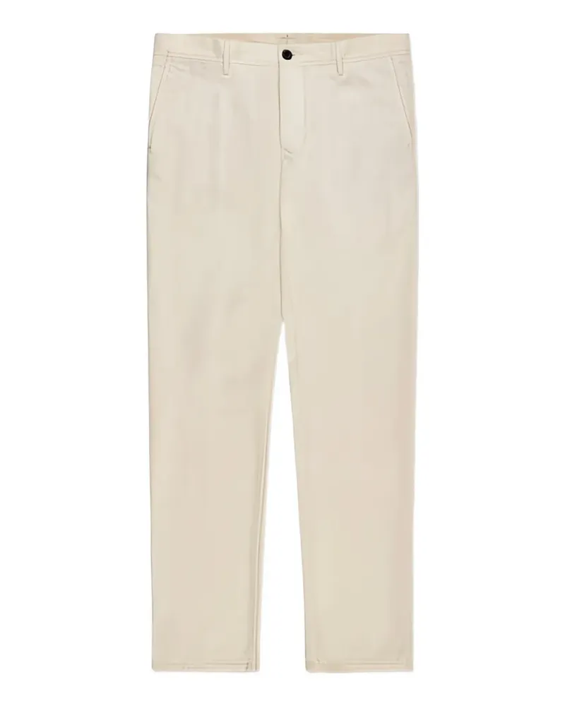 Incotex slim-fit stretch-cotton trousers - Nude Nude