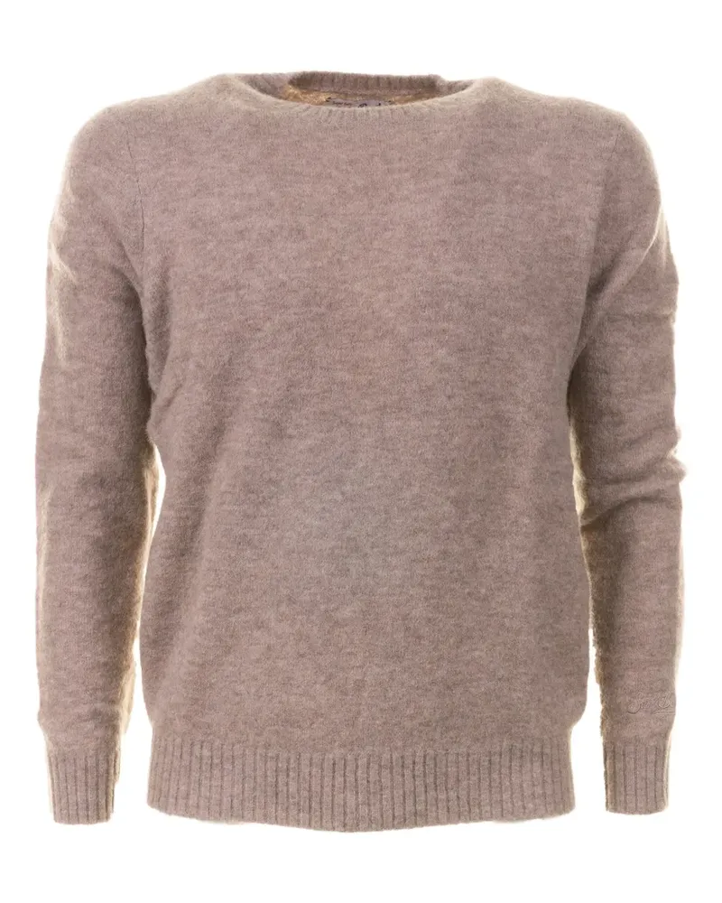 MC2 Saint Barth Pullover mit Rundhalsausschnitt - Nude Nude