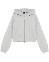 Pinko Melierter Hoodie Grau