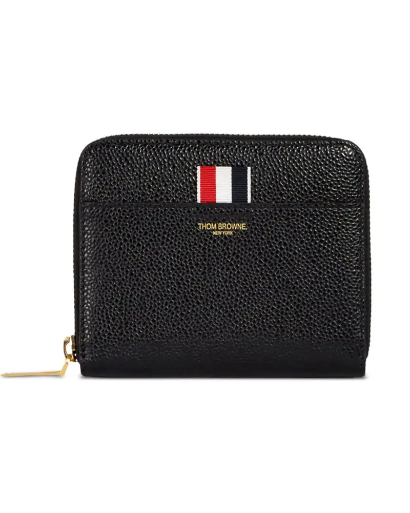 Thom Browne stripe-detail wallet - Schwarz Schwarz