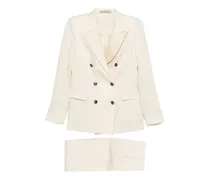 Doppelreihiger Anzug - Nude