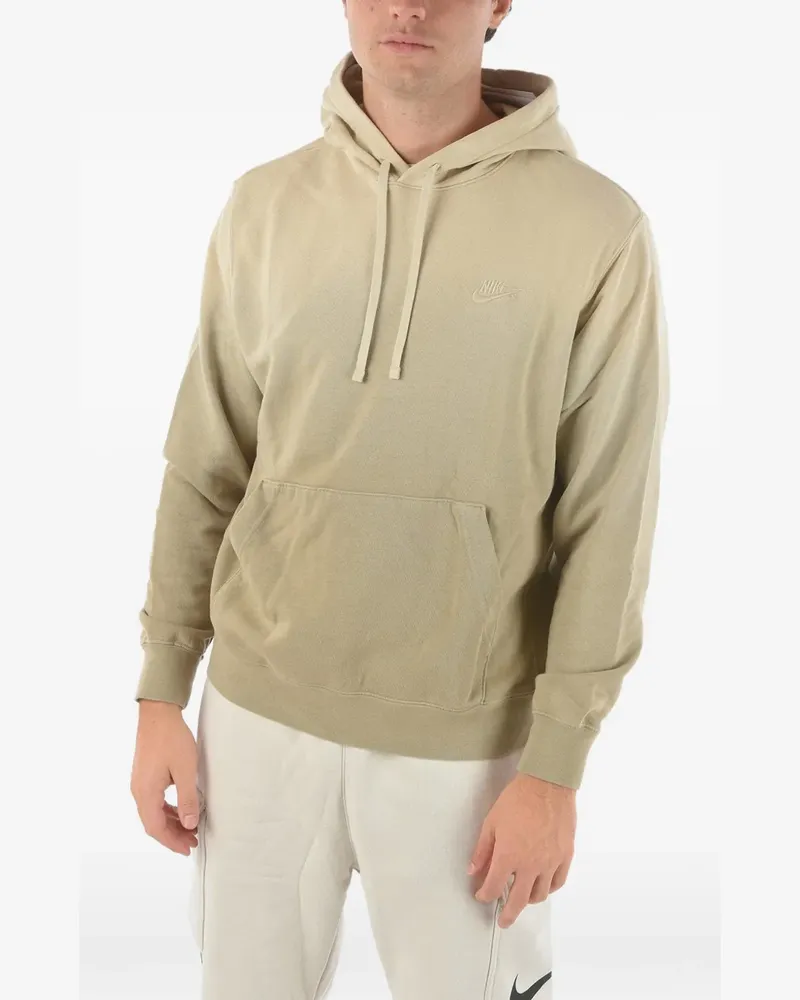 Nike Hoodie mit Logo-Stickerei - Nude Nude