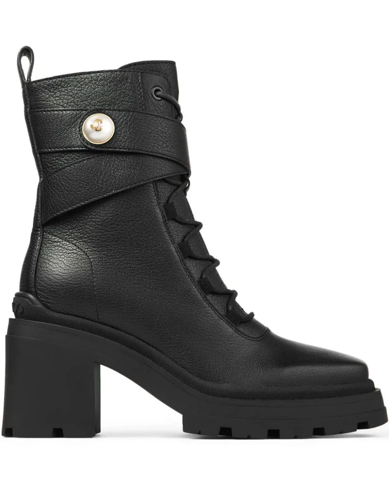 Jimmy Choo Noemi Stiefel 80mm - Schwarz Schwarz