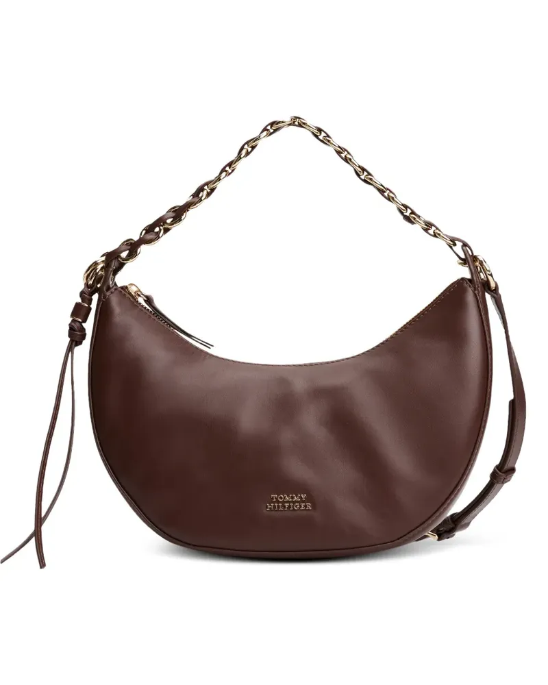 Tommy Hilfiger chain-strap shoulder bag - Braun Braun