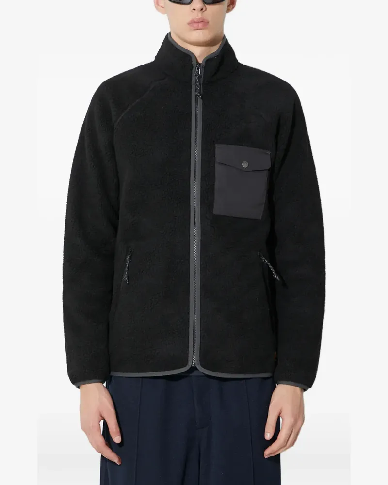 Fjäll Räven zip-fastening sweatshirt - Schwarz Schwarz