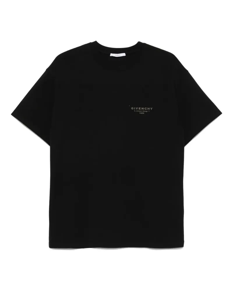 Givenchy T-Shirt mit Logo-Print - Schwarz Schwarz