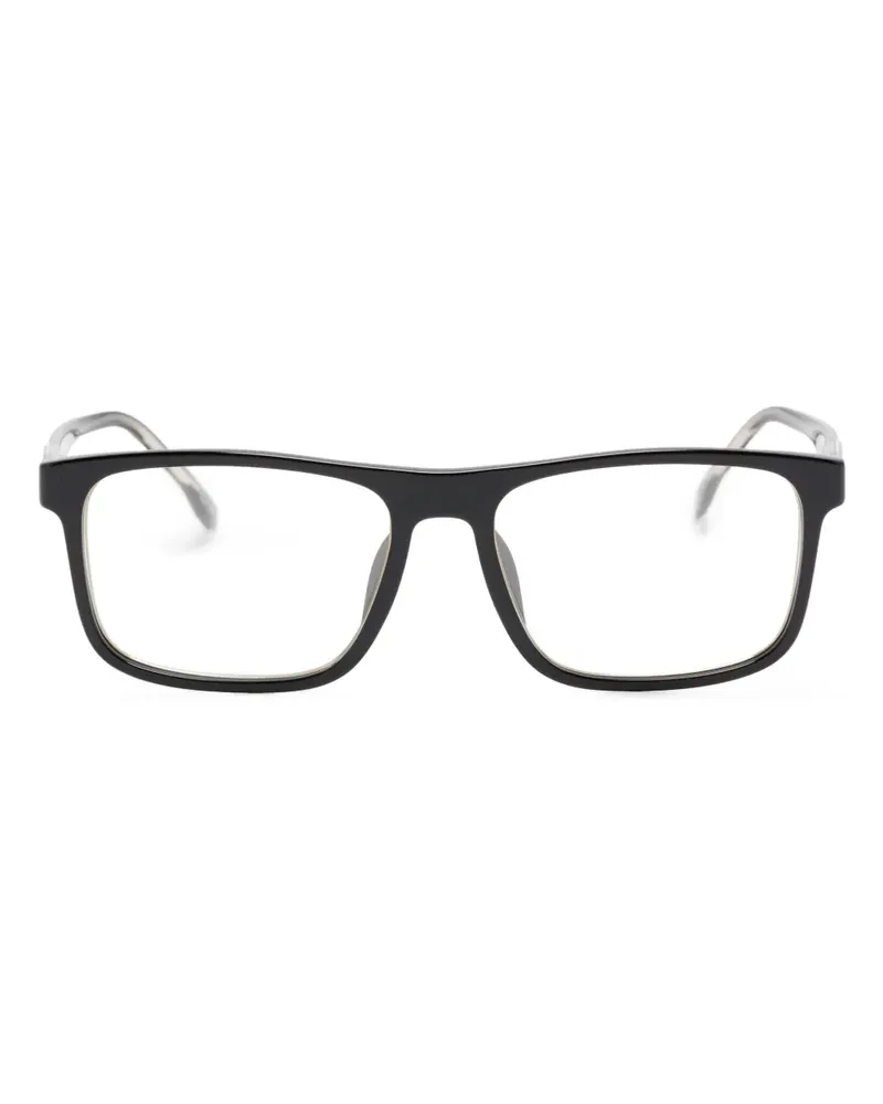 Carrera Brille mit eckigem Gestell - Schwarz Schwarz