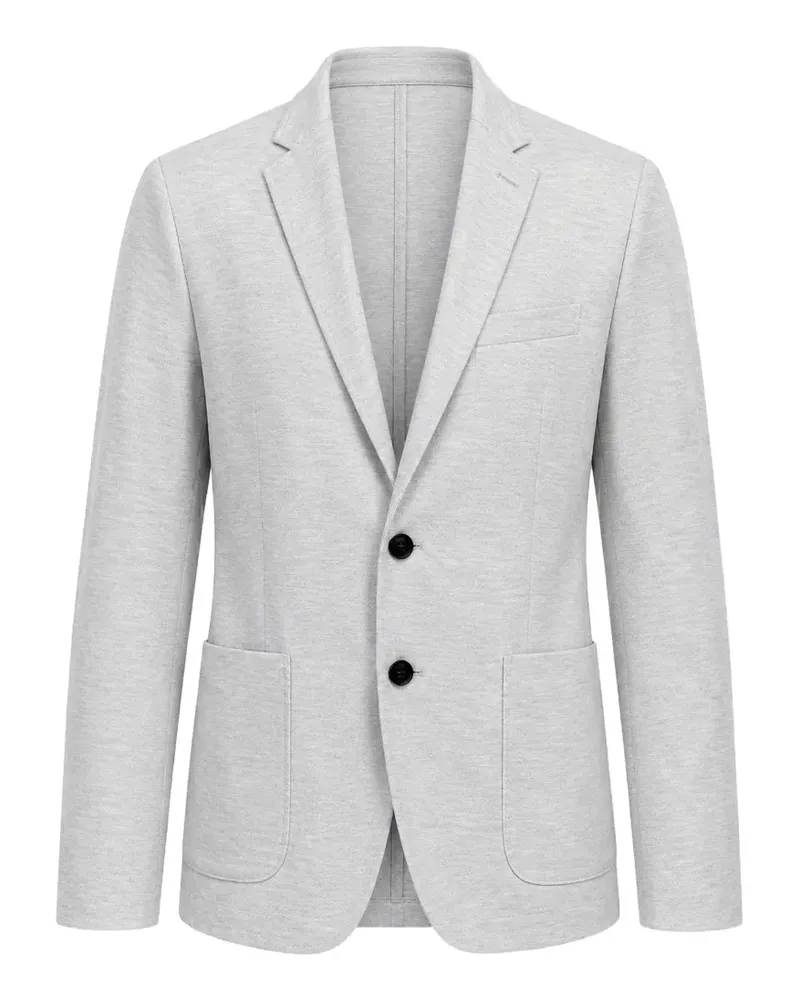 FRADI single-breasted jersey blazer - Grau Grau