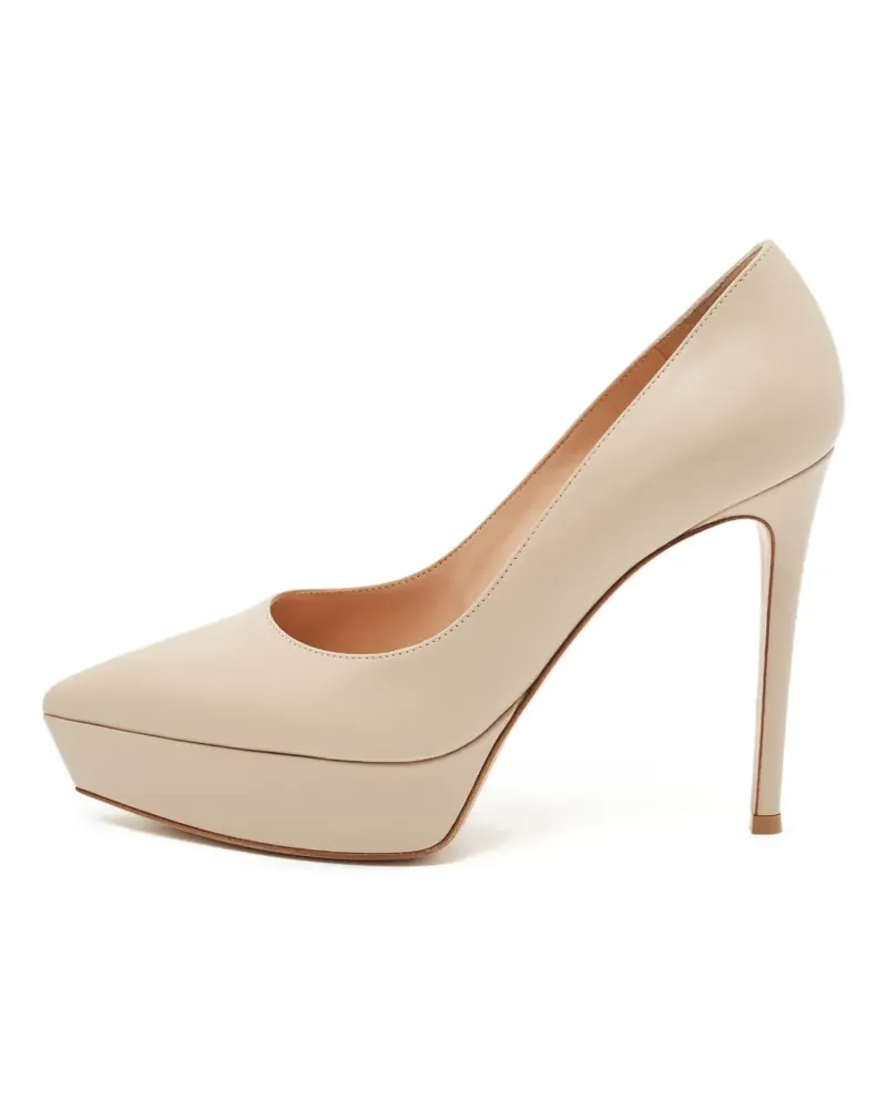 Gianvito Rossi Dasha Pumps mit Plateau - Nude Nude