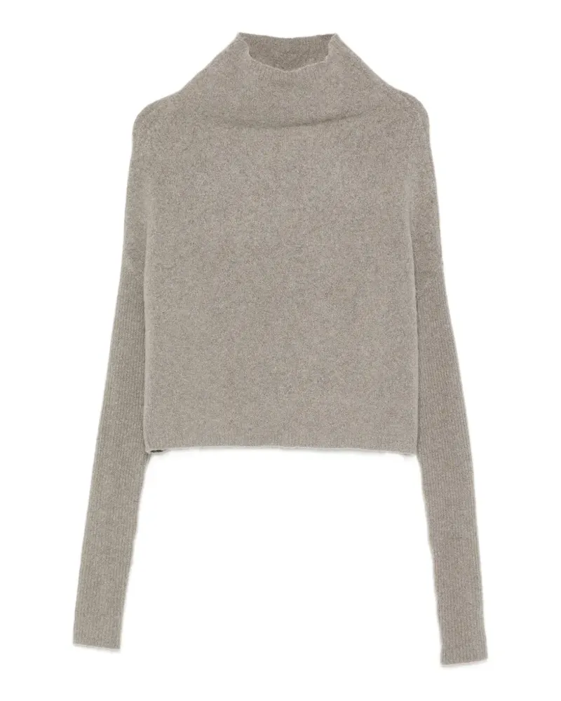 Rick Owens Pullover mit Stehkragen - Grau Grau