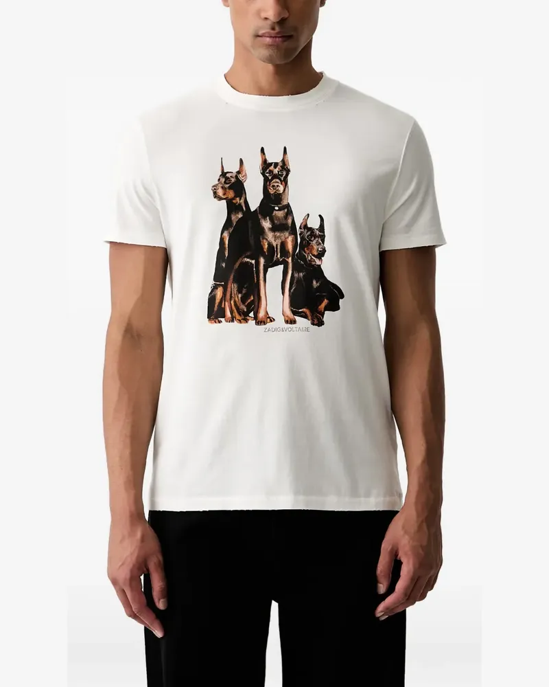 Zadig & Voltaire Jimmy T-shirt - Weiß Weiß