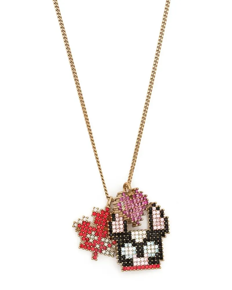 Dsquared2 Gaming Halskette mit Strass - Gold Gold