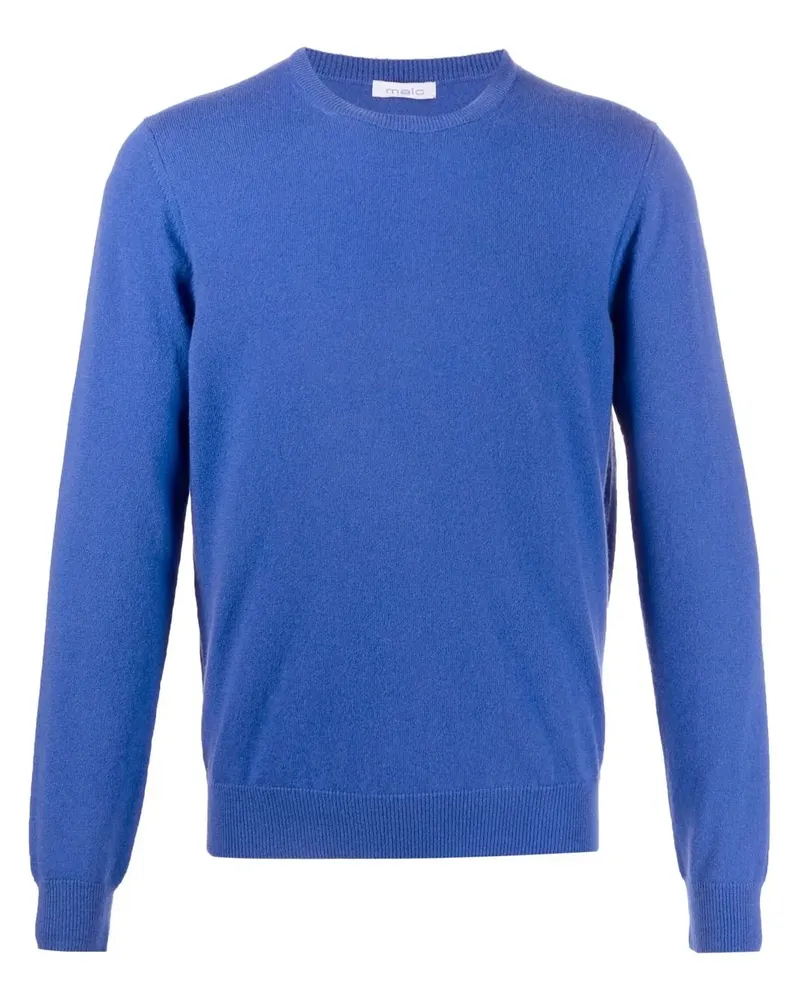 Malo Shaved Kaschmirpullover - Blau Blau