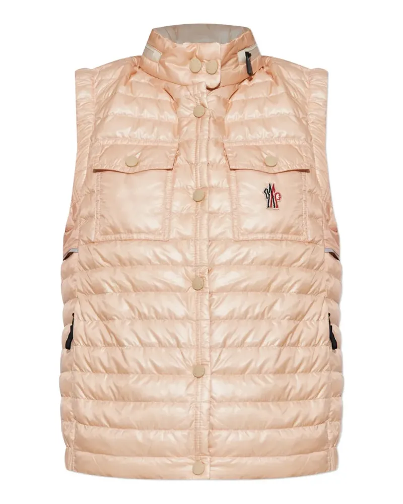 Moncler Gesteppte Gumiane Weste - Rosa Rosa