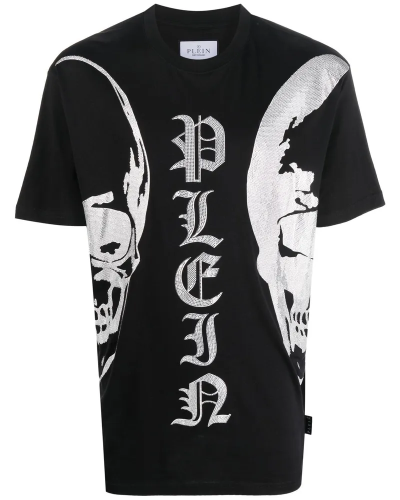 Philipp Plein Klassisches T-Shirt - Schwarz Schwarz