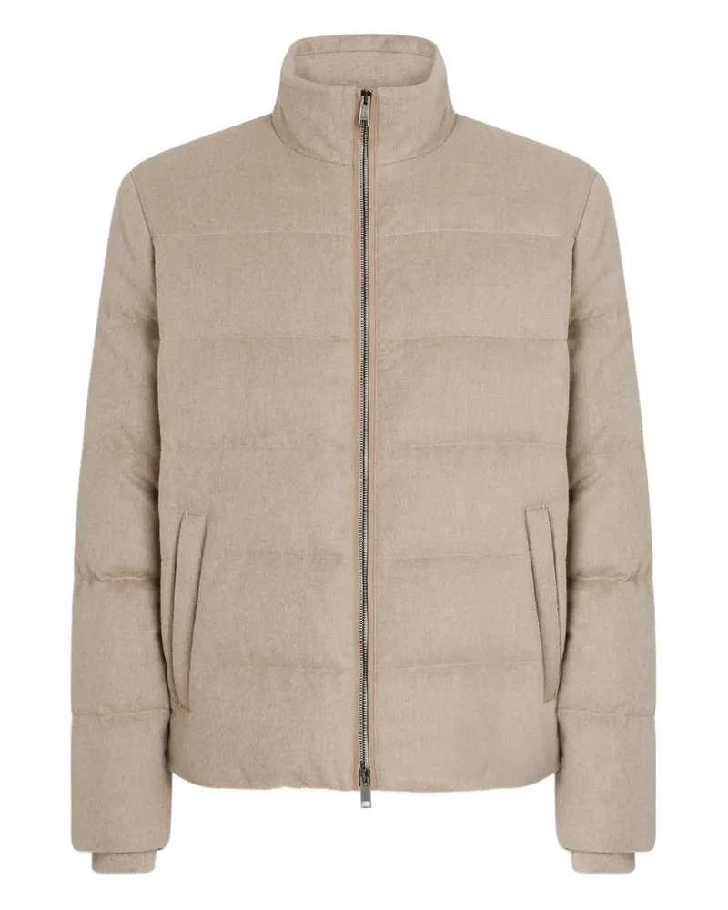 Ermenegildo Zegna Gesteppte Oasi Jacke aus Kaschmir - Nude Nude
