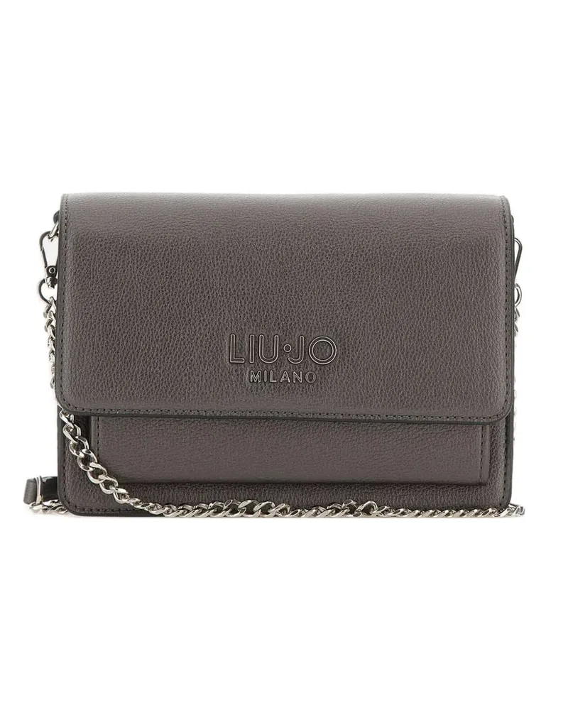 Liu Jo logo-plaque shoulder bag - Grau Grau