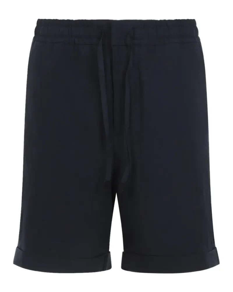 Canali drawstring-waist linen shorts - Blau Blau