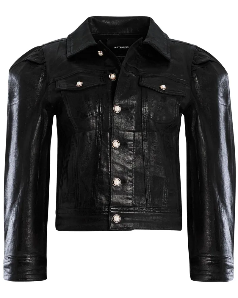 Retrofête Ada Jacke - Schwarz Schwarz