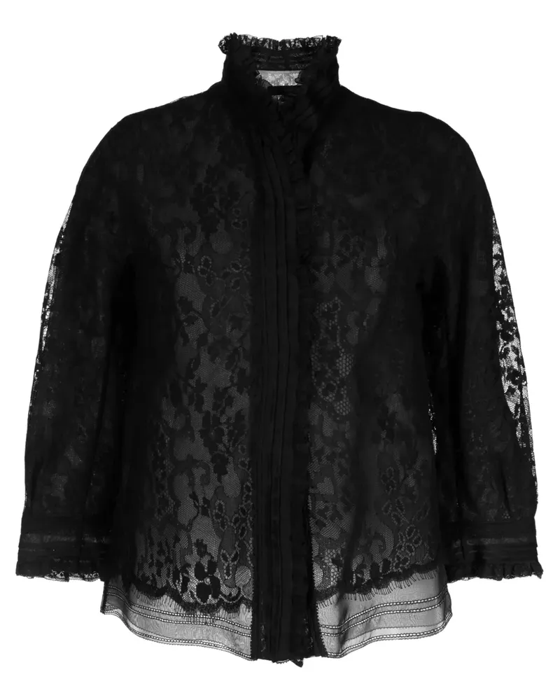 SHIATZY CHEN Jacke mit Spitze - Schwarz Schwarz