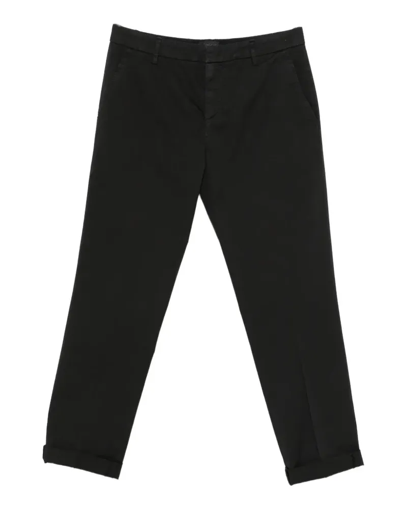 Dondup Hose mit Umschlag - Schwarz Schwarz