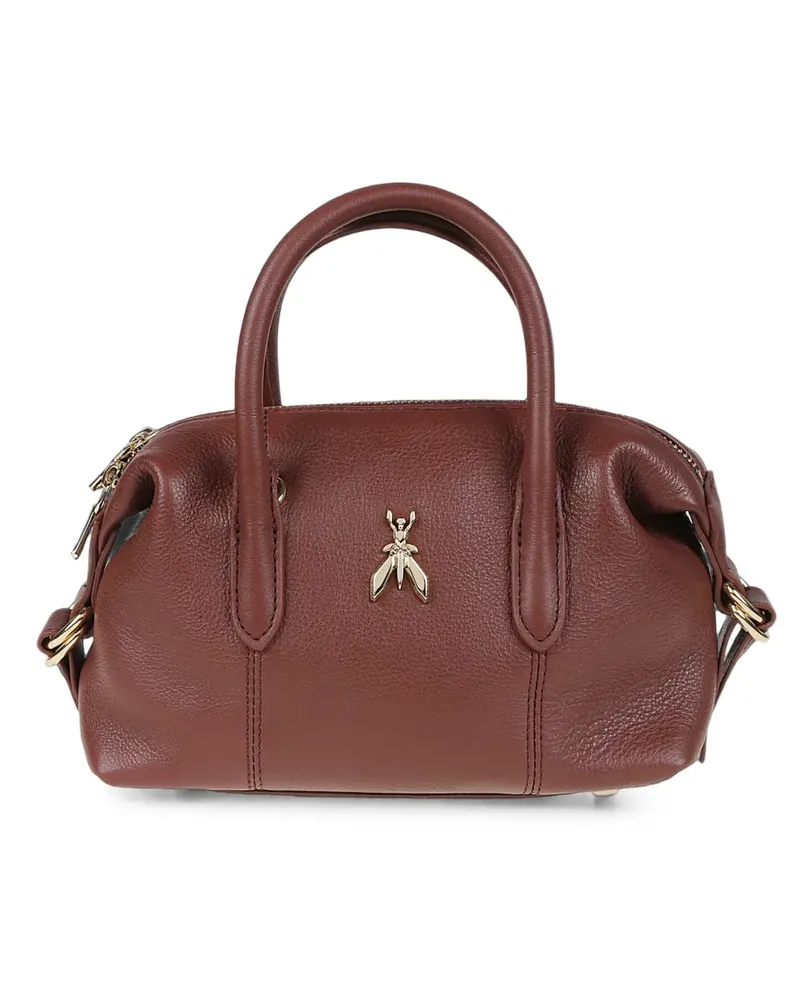 Patrizia Pepe logo-plaque tote bag - Braun Braun