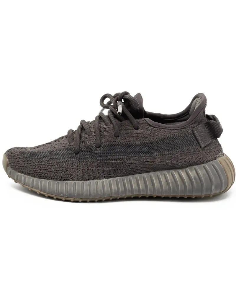 adidas Boost 350 V2 Sneakers in Mesh-Strick - Grau Grau