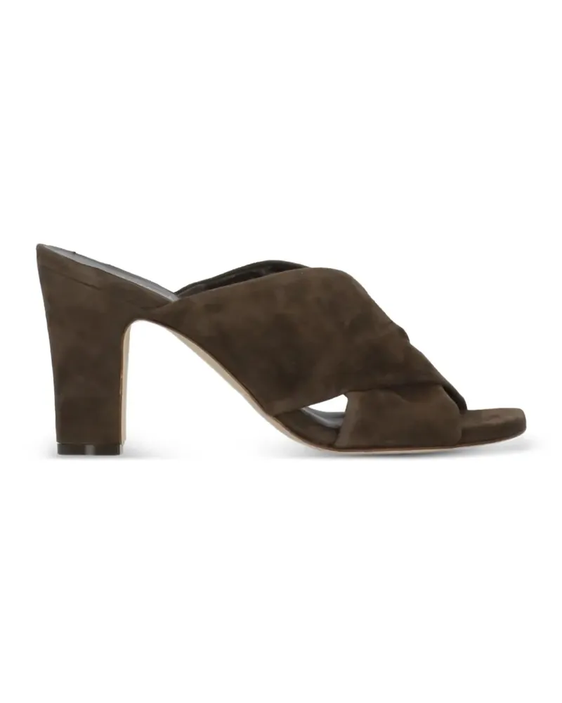 Julie Dee suede crossover sandals - Braun Braun