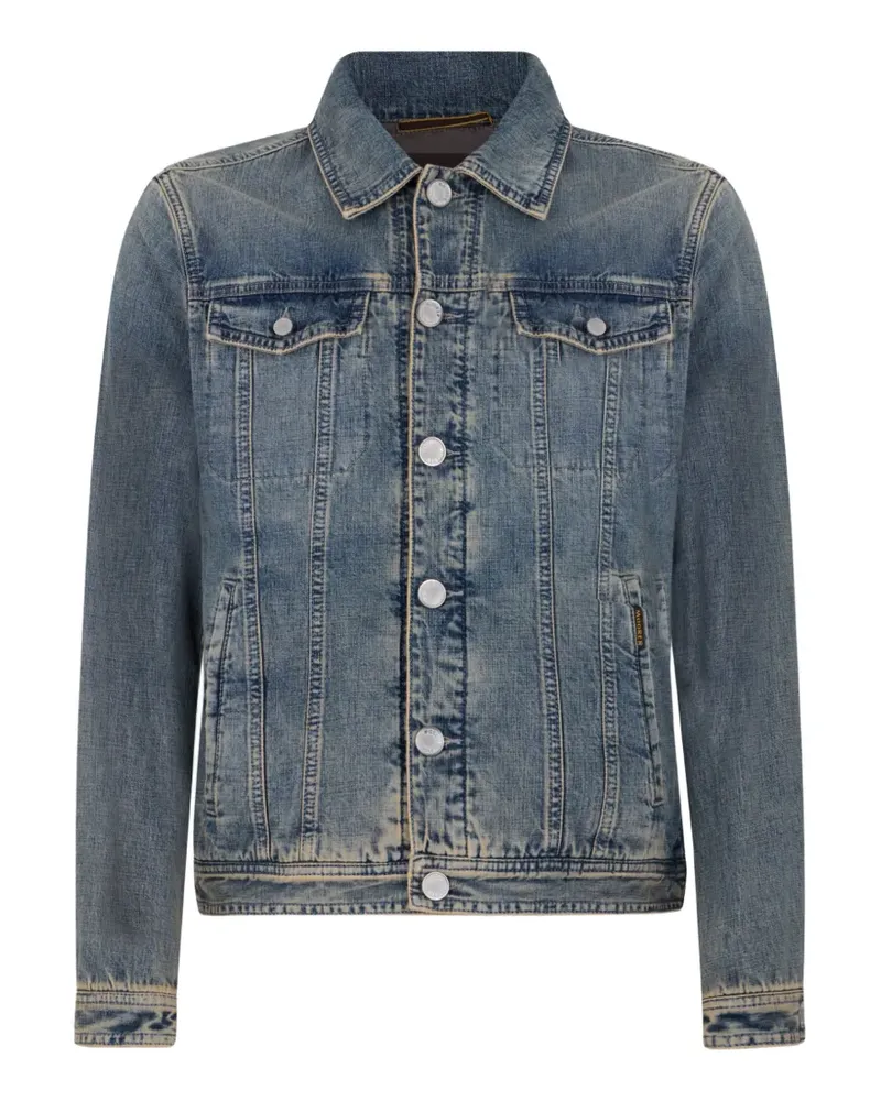 MOORER button chest-pocket jacket - Blau Blau