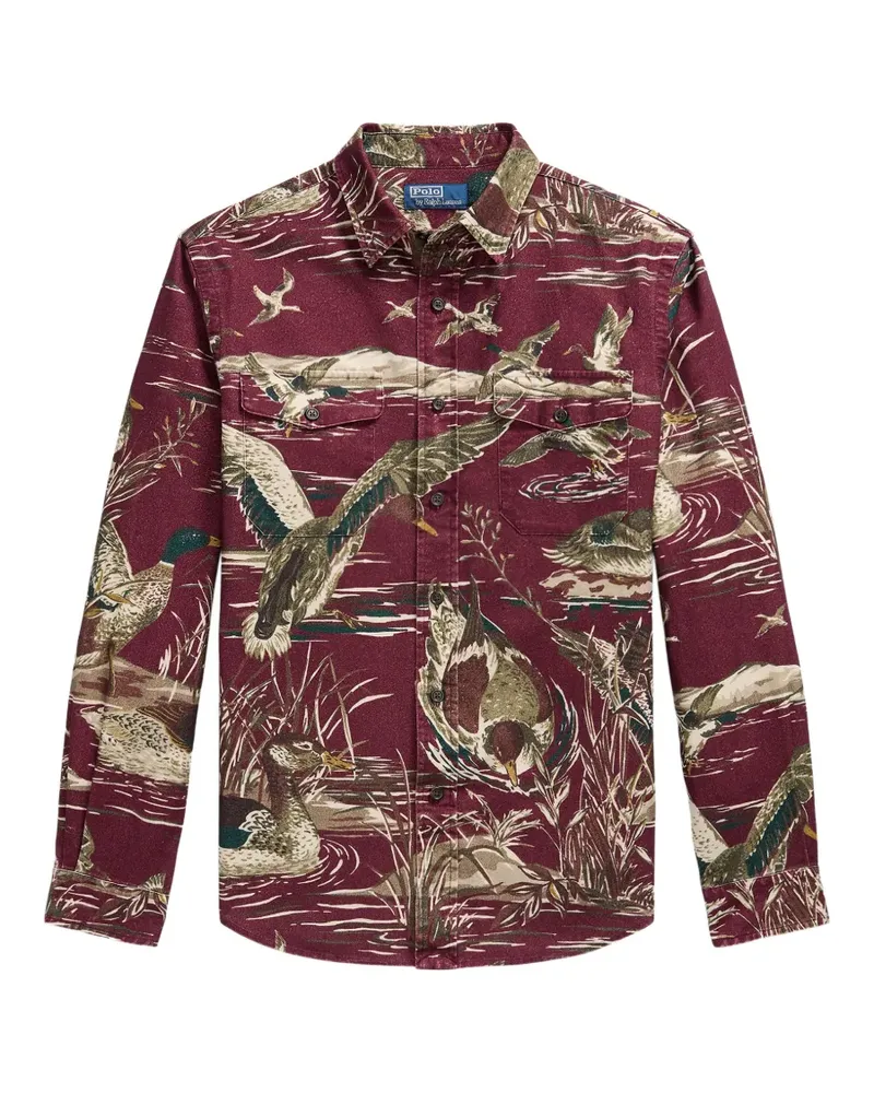Ralph Lauren Klassisches Hemd aus Satin - Rot Rot