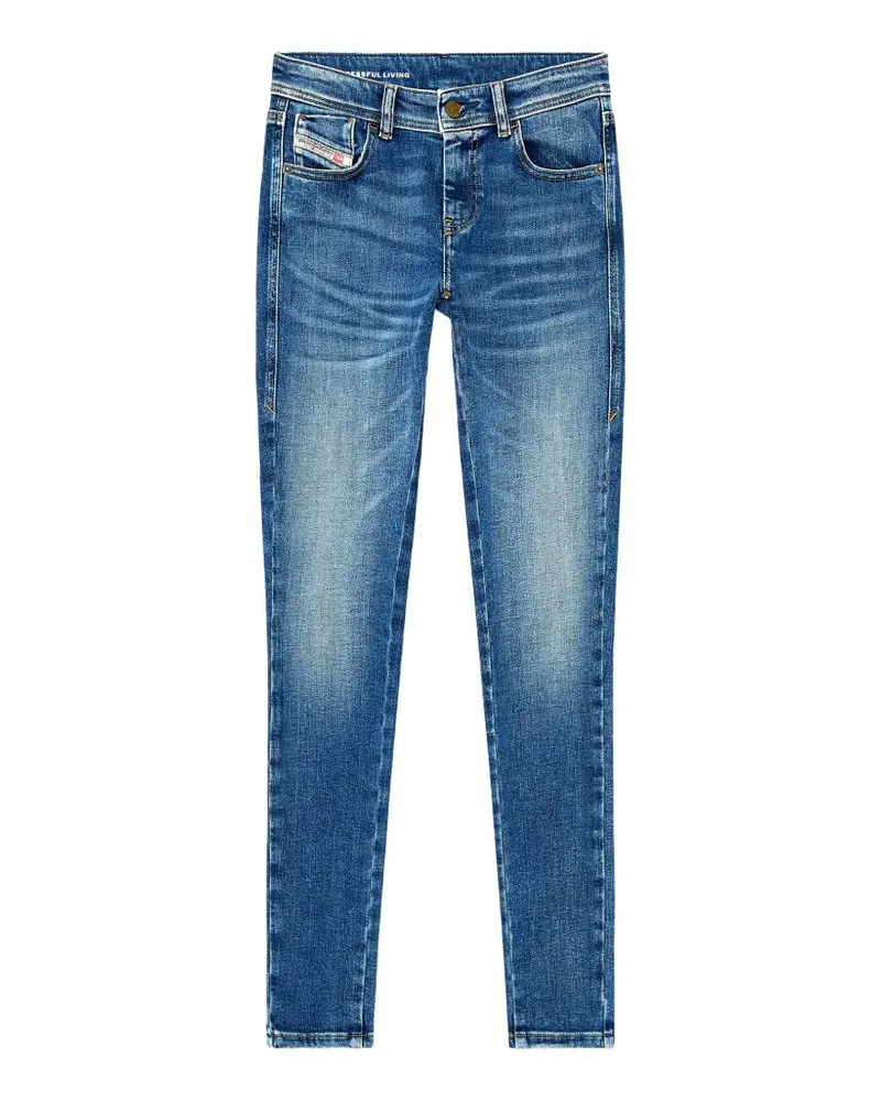 Diesel 2017 Slandy super-skinny jeans - Blau Blau