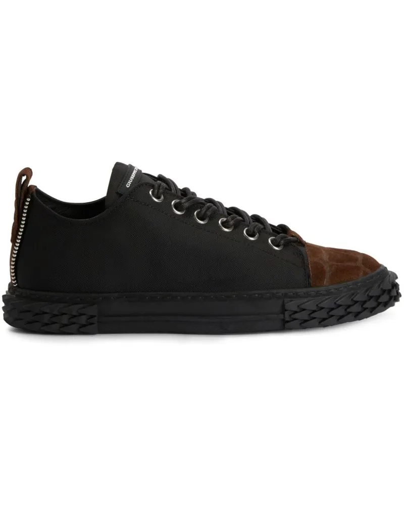 Giuseppe Zanotti Blabber Sneakers mit Einsätzen - Schwarz Schwarz