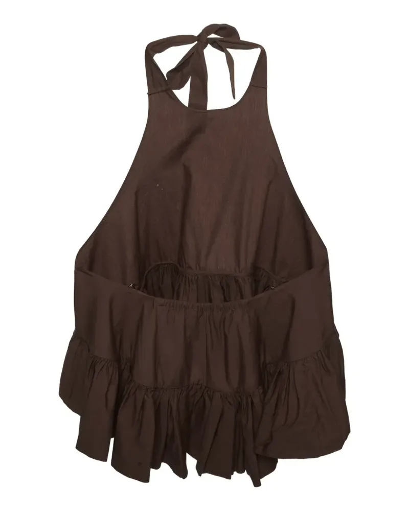 FourTwoFour on Fairfax Winston halter neck top - Braun Braun