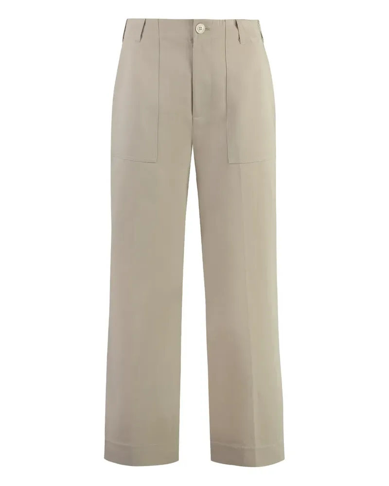 ST. JOHN Klassische Cropped-Hose - Nude Nude