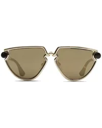 Burberry Clip Sonnenbrille Gold