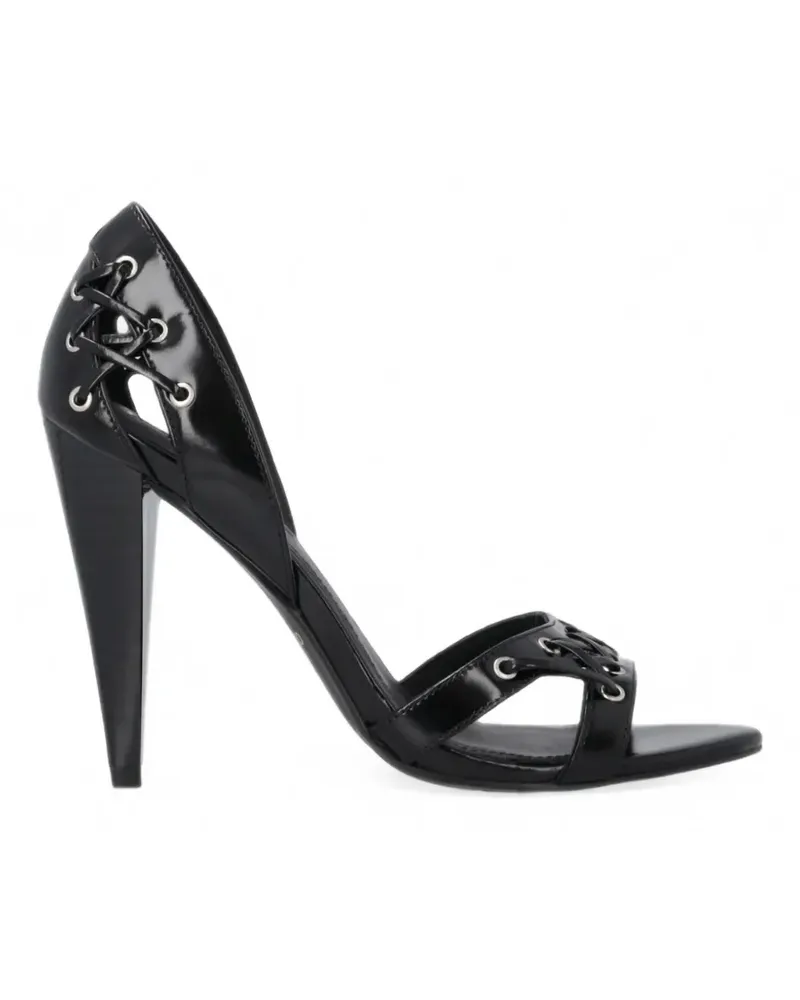 Pinko Sandalen aus Leder - Schwarz Schwarz