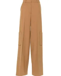 Viktor & Rolf cargo-pockets wide-leg trousers Braun