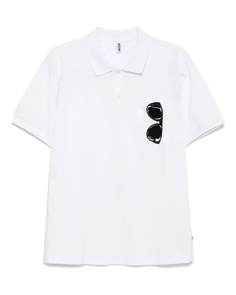 Moschino Kurzärmeliges Poloshirt - Weiß Weiß