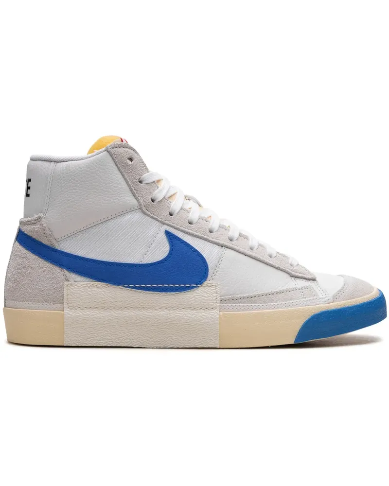 Nike Blazer Mid 77 Remastered Pro Club Sneakers - Weiß Weiß