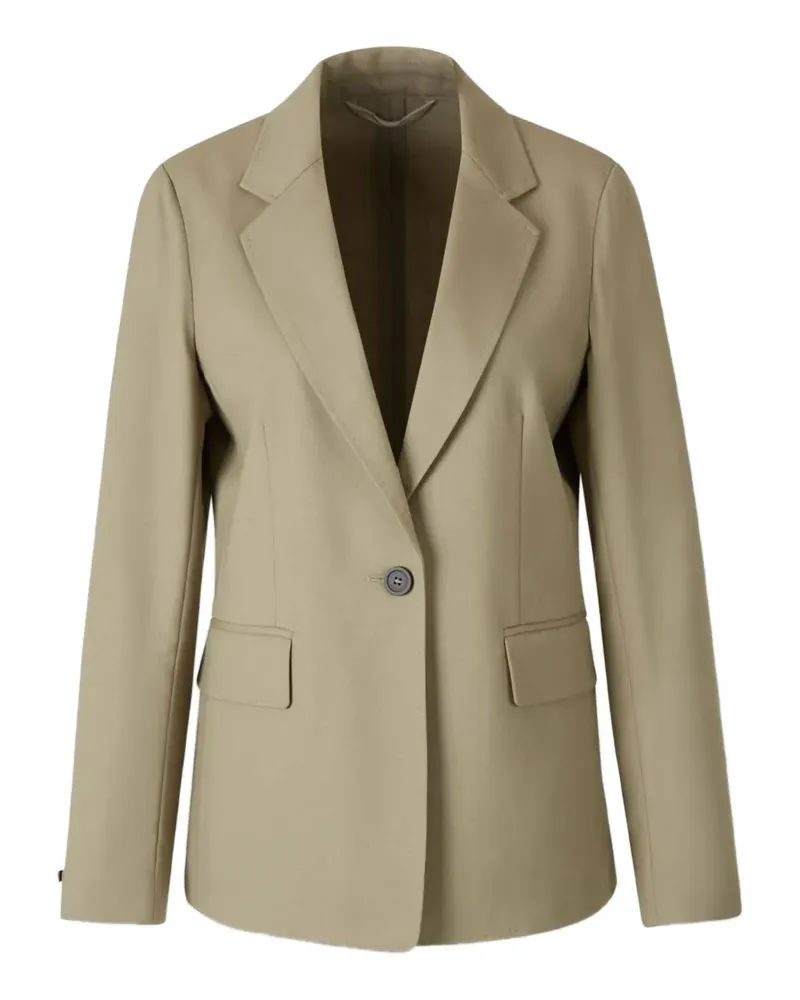 Peserico Blazer mit Taschen und einem Knopf - Grün Grün