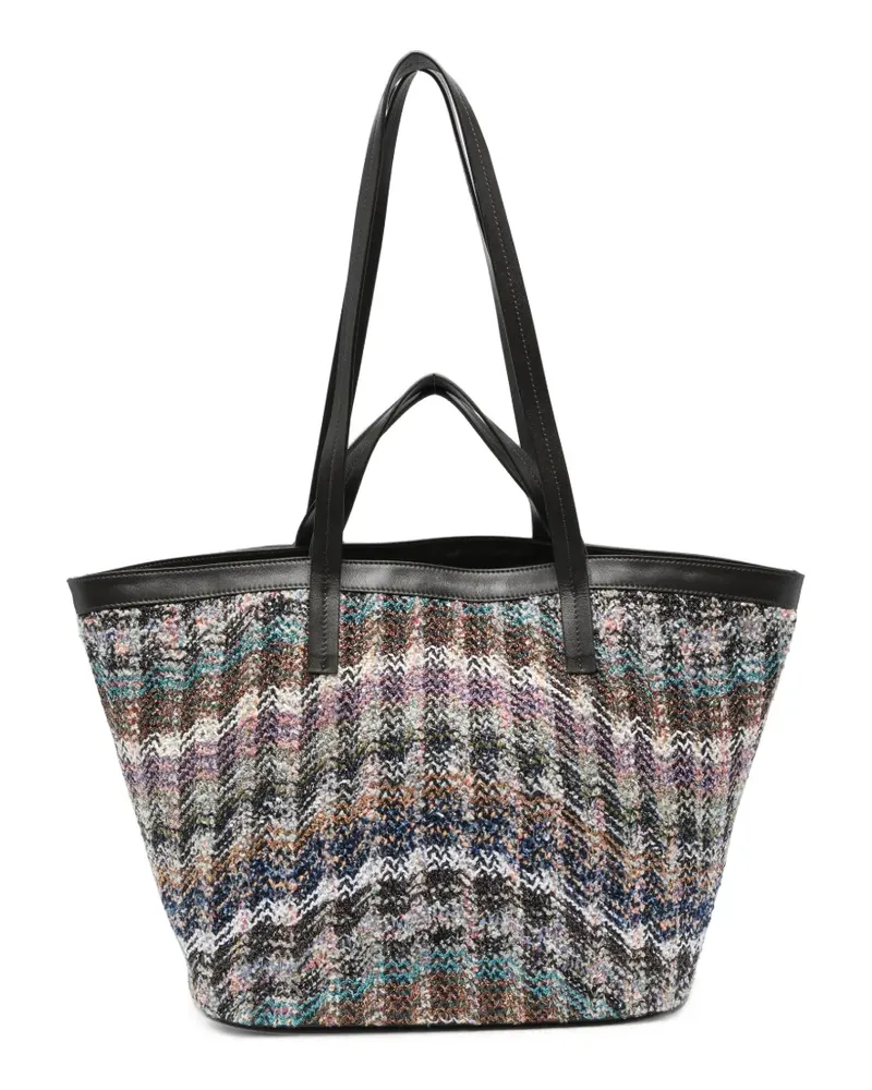 Missoni Mittelgroßer Caperdoni Wave Trapez-Tote Bag - Nude Nude