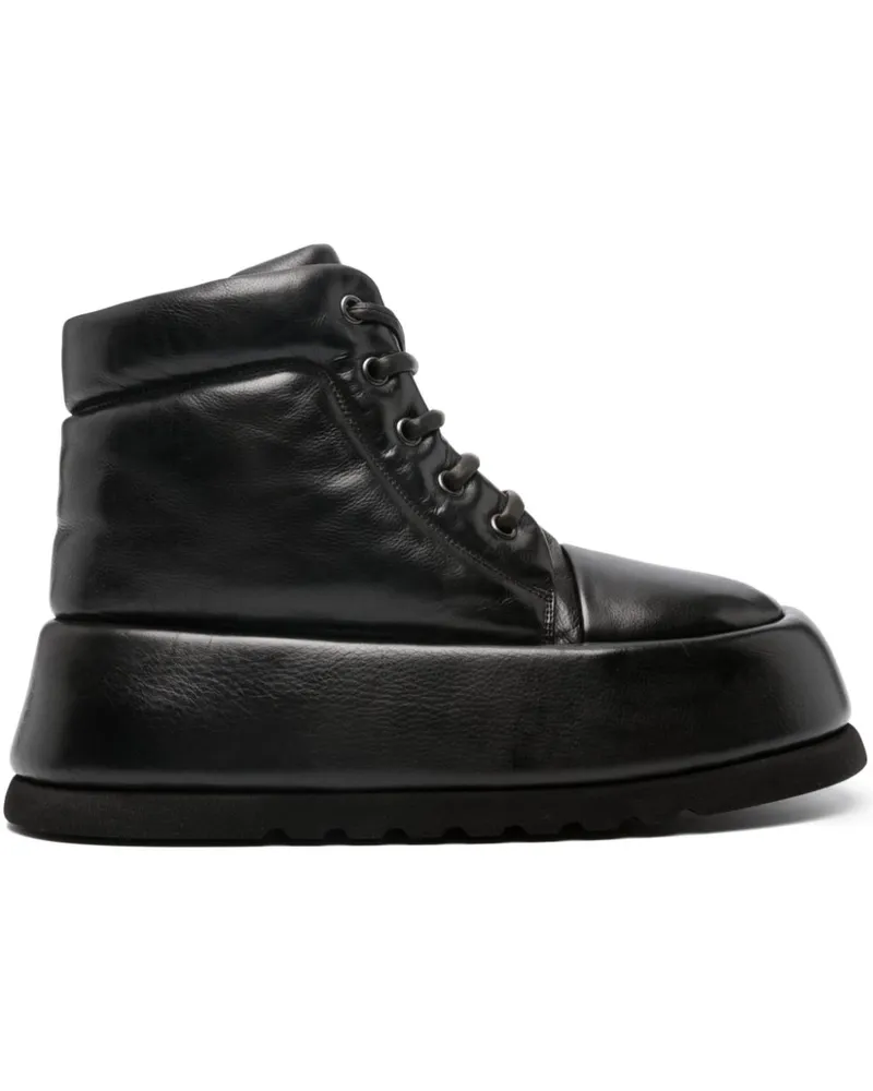 Marsèll Stiefel aus glattem Leder - Schwarz Schwarz